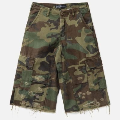 BASKETCASE camo tracker shorts